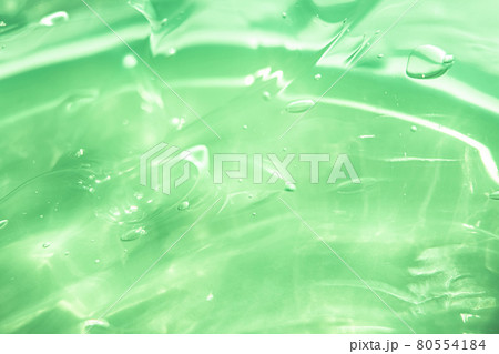 Green water Aloe Vera gel smudged texture 80554184