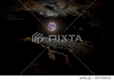 Night sky with moon and clouds Night sky with moon and clouds 80556033