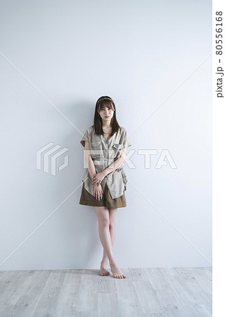 爽やかな女性の写真素材