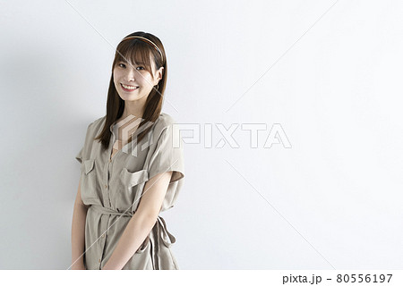 爽やかな女性の写真素材