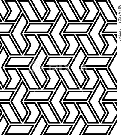 Seamless Geometric Vector Background, Modern Abstract Pattern 80556786