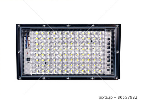 rectangular led lamp with black border on white background. 80557932