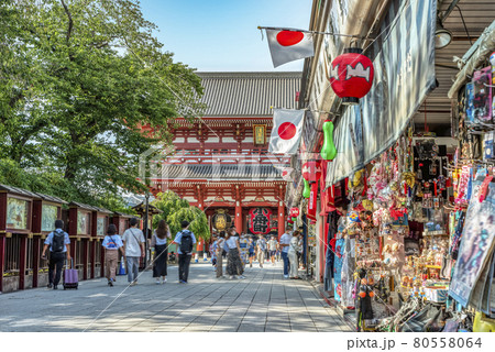 東京の都市風景 浅草浅草寺・大提灯 東京の都市風景 浅草浅草寺・大提灯 80558064