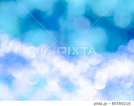 水玉模様のリフレクション　ブルー系統 80560216