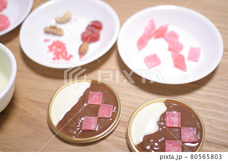 推しチョコマンディアンをバレンタインに手作り 推しチョコマンディアンをバレンタインに手作り 80565803
