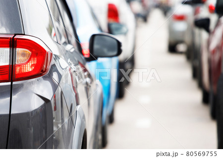 traffic jam in the city traffic jam in the city 80569755