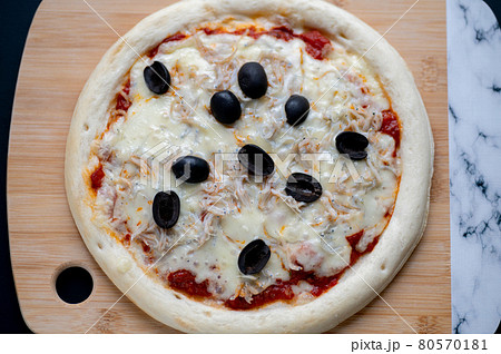 手作りシラスピザ 80570181