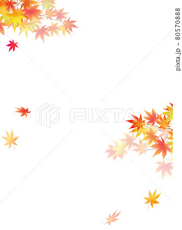 Material Of Falling Autumn Leaves Transparent Stock Illustration