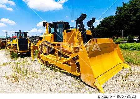 工事車両 重機 ブルドーザー 工事車両 重機 ブルドーザー 80573923