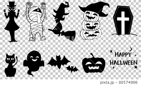 ハロウィーン素材セット ハロウィーン素材セット 80574906