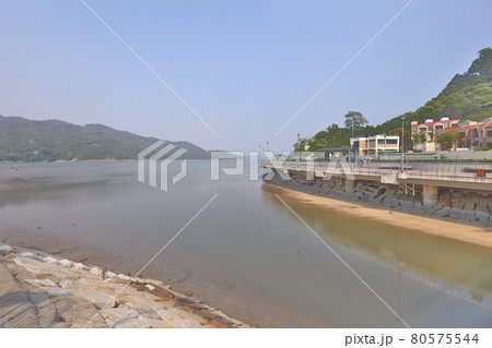 Silver Mine Bay Beach in Mui Wo on the island of Lantau 23 July 2021 Silver Mine Bay Beach in Mui Wo on the island of Lantau 23 July 2021 80575544