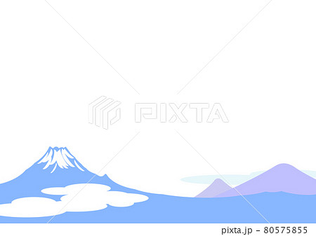 富士山イラストのイラスト素材