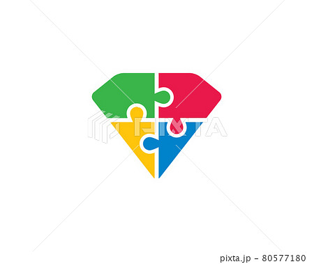 Puzzle vector icon illustration design Puzzle vector icon illustration design 80577180