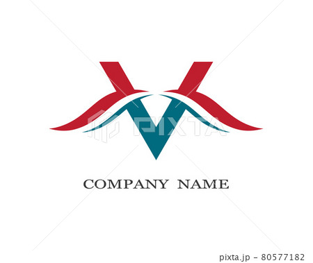 Letter v symbol illustration design 80577182