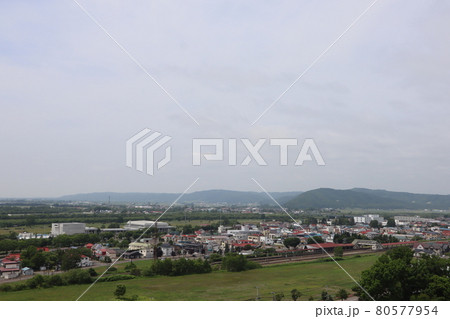 【北海道】池田ワイン城の展望テラスからの眺め 【北海道】池田ワイン城の展望テラスからの眺め 80577954