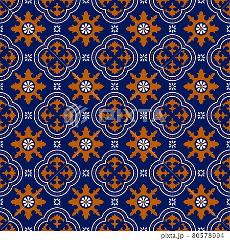 Talavera pattern. Moroccan tile mosaic. Talavera pattern. Moroccan tile mosaic. 80578994