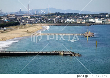 下関市西山海水浴場 消波提 下関市西山海水浴場 消波提 80579579