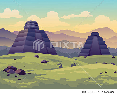 Easter island. Traveler at ancient mayan pyramids or moai statues. Famous travel landscape location banner. Tourism and vacation tropical background Easter island. Traveler at ancient mayan pyramids or moai statues. Famous travel landscape location banner. Tourism and vacation tropical background 80580669