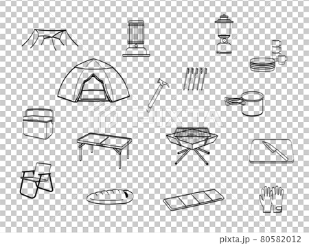 What you need for camping 80582012