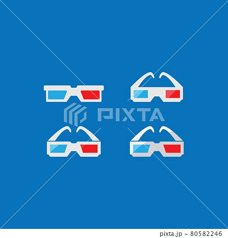 3D Glasses icon 3D Glasses icon 80582246