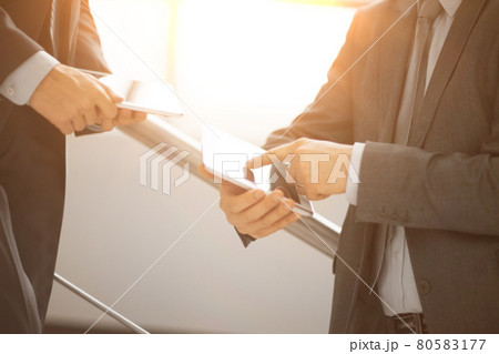 Hands people working with tablet computer. 80583177