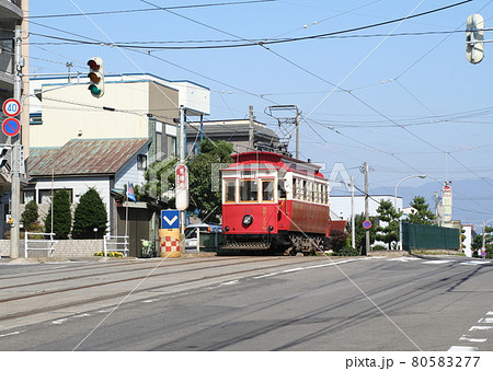 ハイカラ号　函館市電　青柳町　北海道 80583277