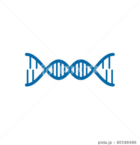 DNA icon logo design template 80586986