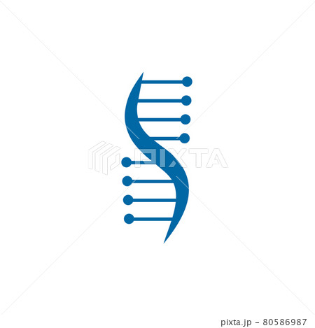 DNA icon logo design template 80586987