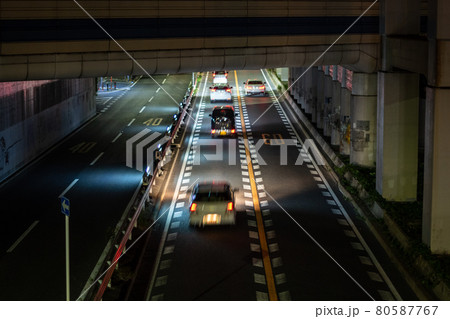 夜の新御堂筋 80587767