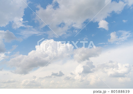 sunny day. nature concept. Cloud sky background. Cloudy weather. White clouds in sky. sunny day. nature concept. Cloud sky background. Cloudy weather. White clouds in sky. 80588639
