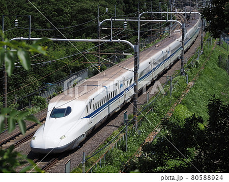新幹線N700A　関ヶ原にて 80588924