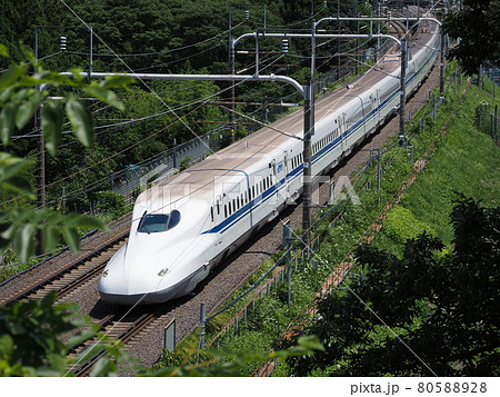 新幹線N700A　関ヶ原にて 80588928