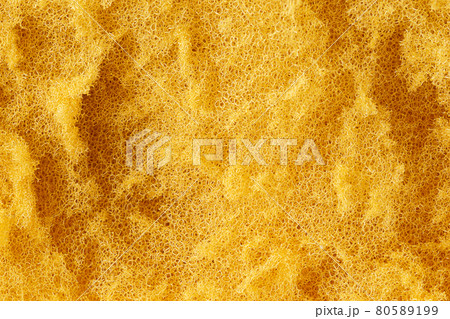 Close up old sponge surface background 80589199