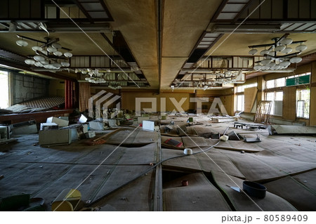 廃墟　群馬県利根郡みなかみ町　ホテル大宮　廃旅館　廃ホテル　廃温泉旅館 80589409