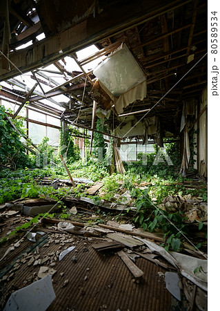 廃墟　群馬県利根郡みなかみ町　ホテル大宮　廃旅館　廃ホテル　廃温泉旅館 80589534