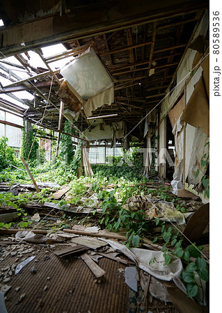 廃墟　群馬県利根郡みなかみ町　ホテル大宮　廃旅館　廃ホテル　廃温泉旅館 80589536