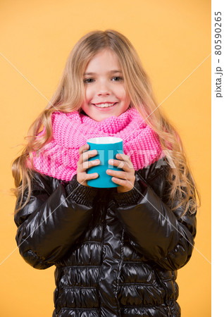 Hot drink in cold weather Hot drink in cold weather 80590265