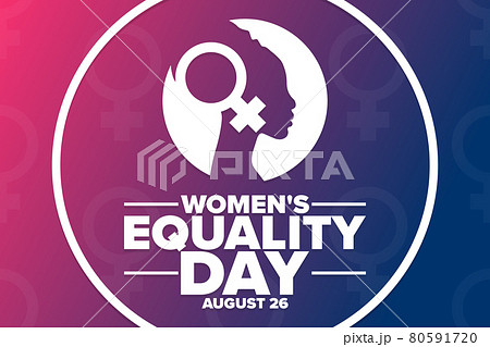 Women's Equality Day. August 26. Holiday concept. Template for background, banner, card, poster with 80591720