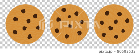 巧克力曲奇餅乾矢量圖 巧克力曲奇餅乾矢量圖 80592532