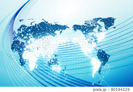 ネットワーク　光線　背景素材 80594329