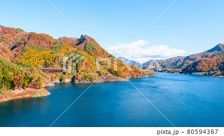 八ッ場あがつま湖（秋） 80594367