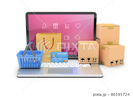E-commerce concept 80595724