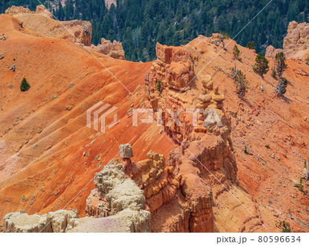 Aerial view of the beautiful Cedar Breaks National Monument Aerial view of the beautiful Cedar Breaks National Monument 80596634
