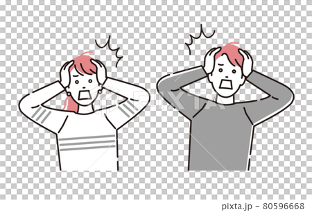 Person shocked couple Person shocked couple 80596668