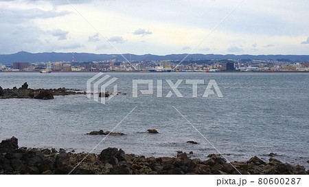 桜島からの鹿児島市街1 80600287