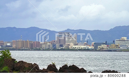 桜島からの鹿児島市街2 80600288