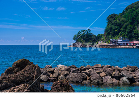 越前海岸(福井県南越前町 河野地区周辺)2021年夏撮影 越前海岸(福井県南越前町 河野地区周辺)2021年夏撮影 80602864