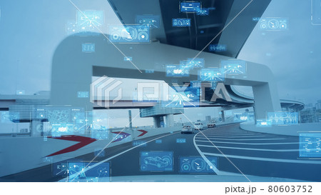 交通とテクノロジー　ITS　MaaS 80603752