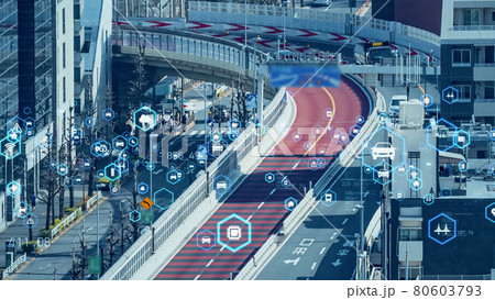 交通とテクノロジー ITS MaaS 交通とテクノロジー ITS MaaS 80603793