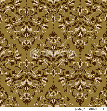 Classic Baroque floral ornament.  80603831